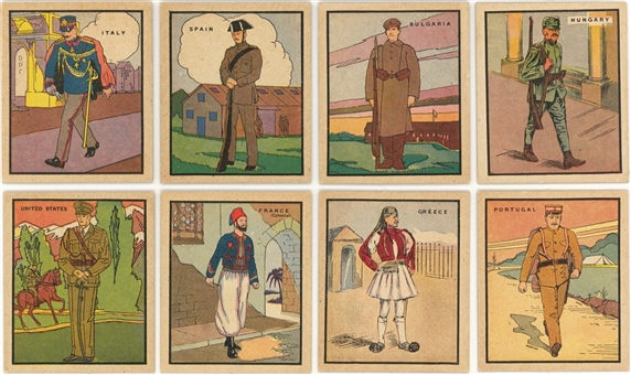 1930s R139 E. Rosen "Soldier Cards" Complete Set (36)